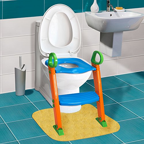 childrens toilet seat with steps